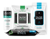 Layout comprised of the DUDE Menthol Chill Powder, DUDE Energizing Body Wipes, DUDE Shower On-the-go, and the DUDE Wipes 48ct package